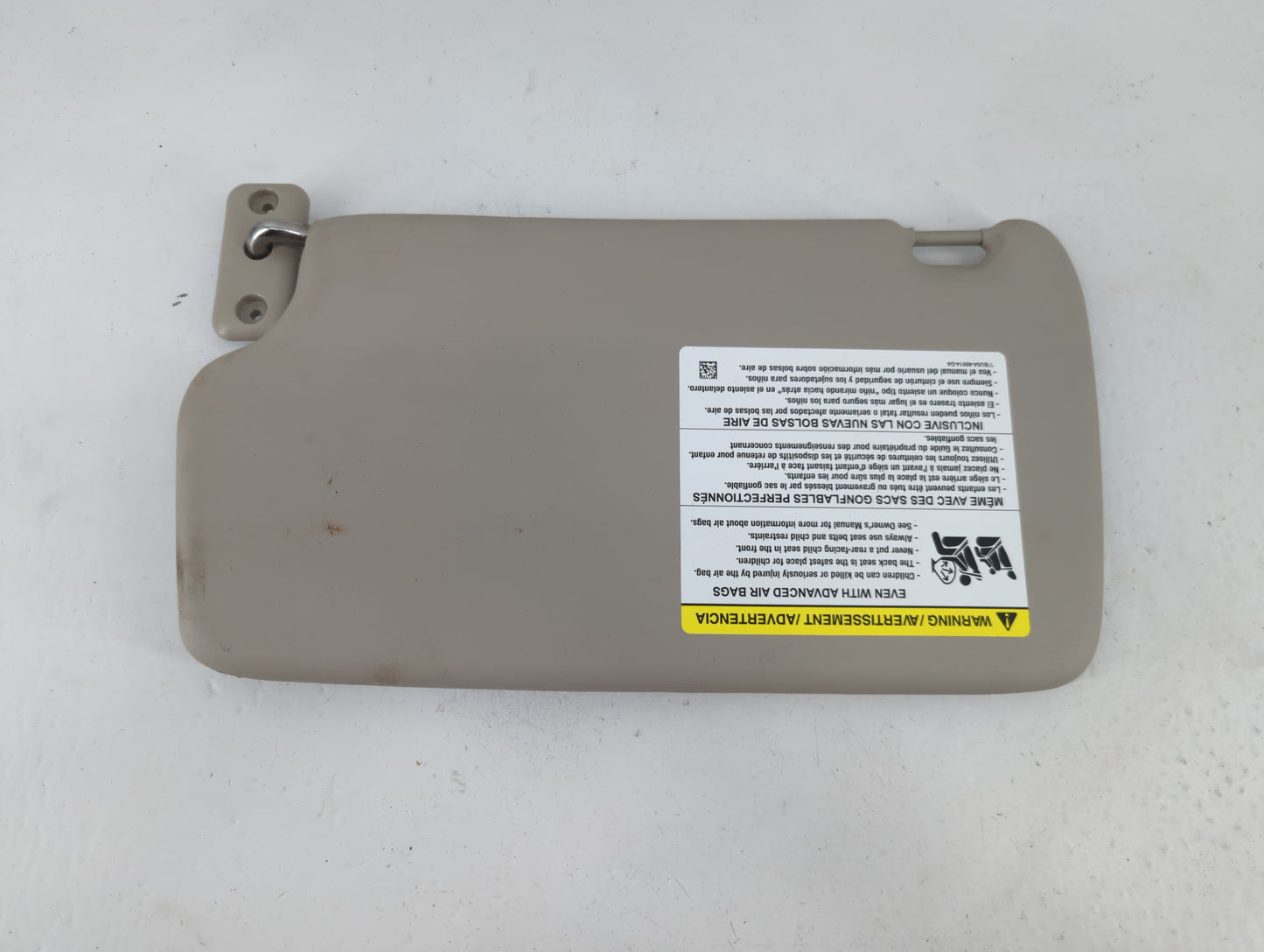 2011-2019 Ford Fiesta Sun Visor Shade Replacement Passenger Right Mirror Fits Fits 2011 2012 2013 2014 2015 2016 2017 2018 2019 OEM Used Auto Parts