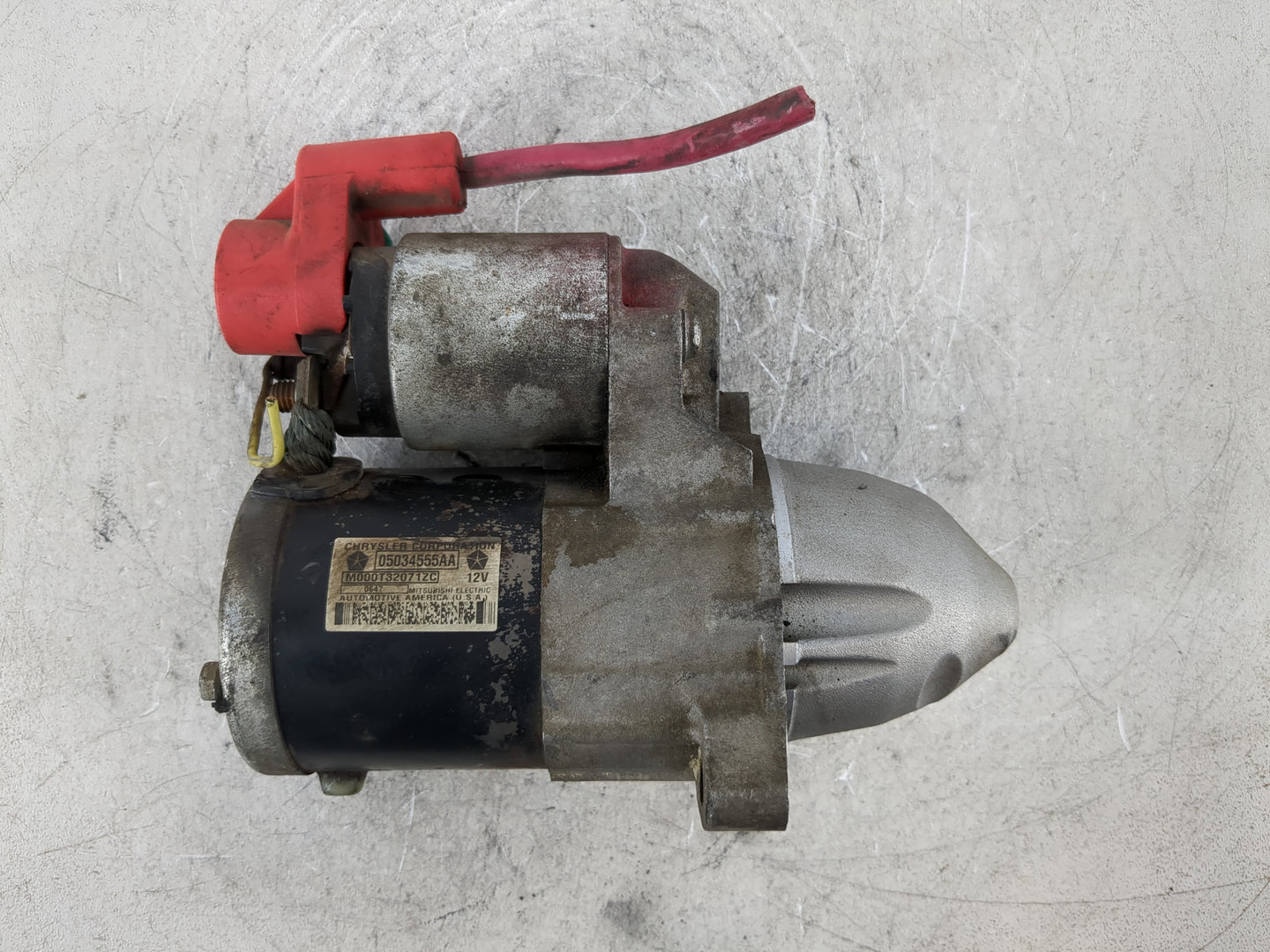 2007-2017 Jeep Patriot Car Starter Motor Solenoid OEM P/N:M000T32071ZC 05034555AA Fits OEM Used Auto Parts - Oemusedautoparts1.com
