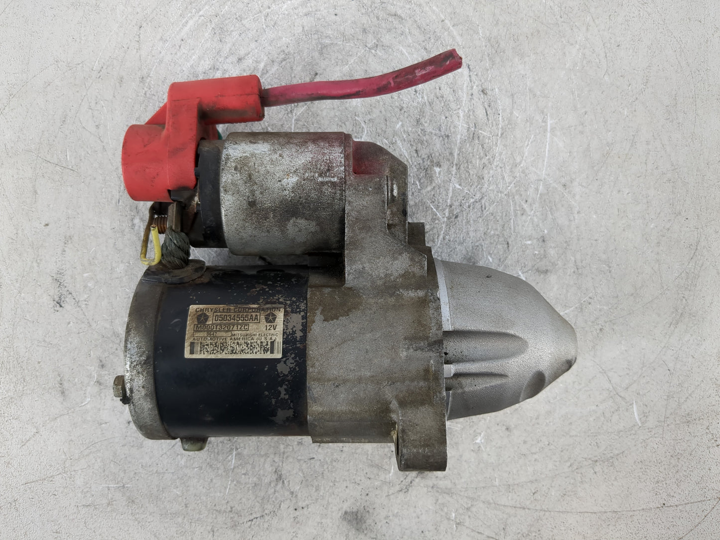 2007-2017 Jeep Patriot Car Starter Motor Solenoid OEM P/N:M000T32071ZC 05034555AA Fits OEM Used Auto Parts - Oemusedautoparts1.com