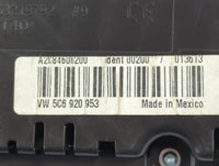 2014 Volkswagen Jetta Instrument Cluster Speedometer Gauges P/N:A2C84600500 5C6 920 953 Fits OEM Used Auto Parts - Oemusedautoparts1.com