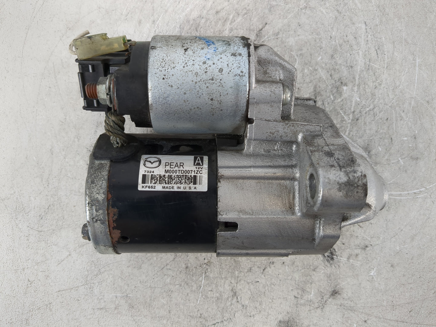 2012-2022 Mazda 3 Car Starter Motor Solenoid OEM P/N:M000TD0071ZC Fits Fits 2012 2013 2014 2015 2016 2017 2018 2019 2020 2021 2022 OEM Used Auto Parts - Oemusedautoparts1.com