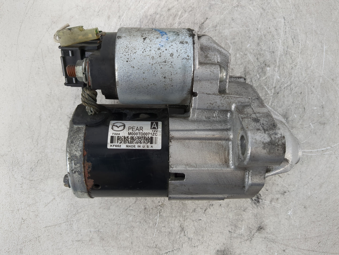 2012-2022 Mazda 3 Car Starter Motor Solenoid OEM P/N:M000TD0071ZC Fits Fits 2012 2013 2014 2015 2016 2017 2018 2019 2020 2021 2022 OEM Used Auto Parts - Oemusedautoparts1.com