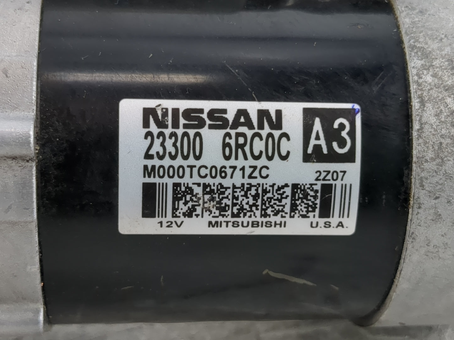 2022 Nissan Rogue Car Starter Motor Solenoid OEM P/N:23300 6RC0C Fits OEM Used Auto Parts - Oemusedautoparts1.com