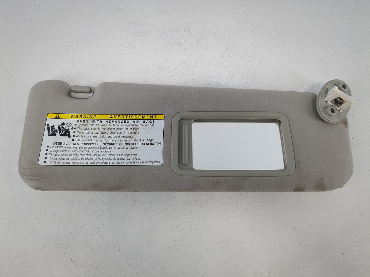 2007-2009 Lexus Es350 Sun Visor Shade Replacement Passenger Right Mirror Fits Fits 2007 2008 2009 OEM Used Auto Parts