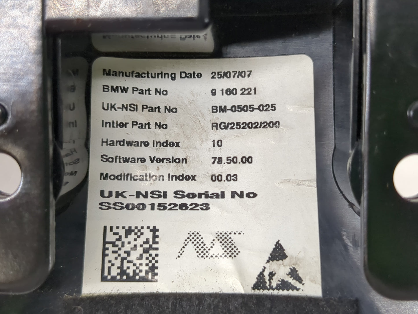 2008-2010 Mini Cooper Instrument Cluster Speedometer Gauges P/N:9 160 221 Fits Fits 2008 2009 2010 OEM Used Auto Parts