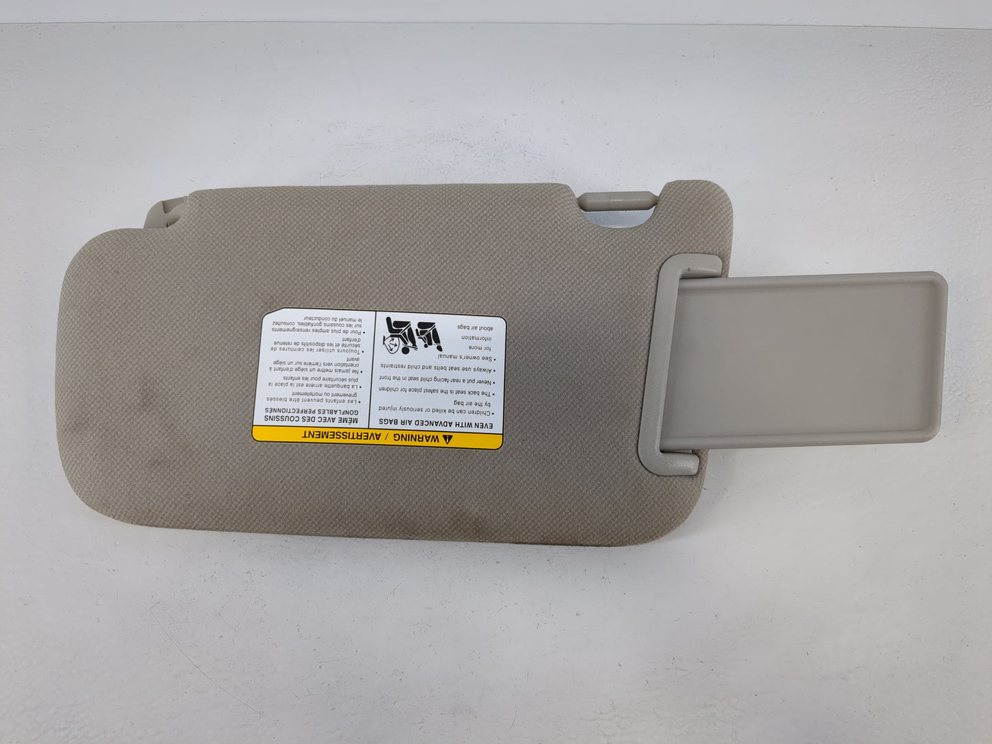 2013-2019 Nissan Sentra Sun Visor Shade Replacement Passenger Right Mirror Fits Fits 2012 2013 2014 2015 2016 2017 2018 2019 OEM Used Auto Parts - Oemusedautoparts1.com