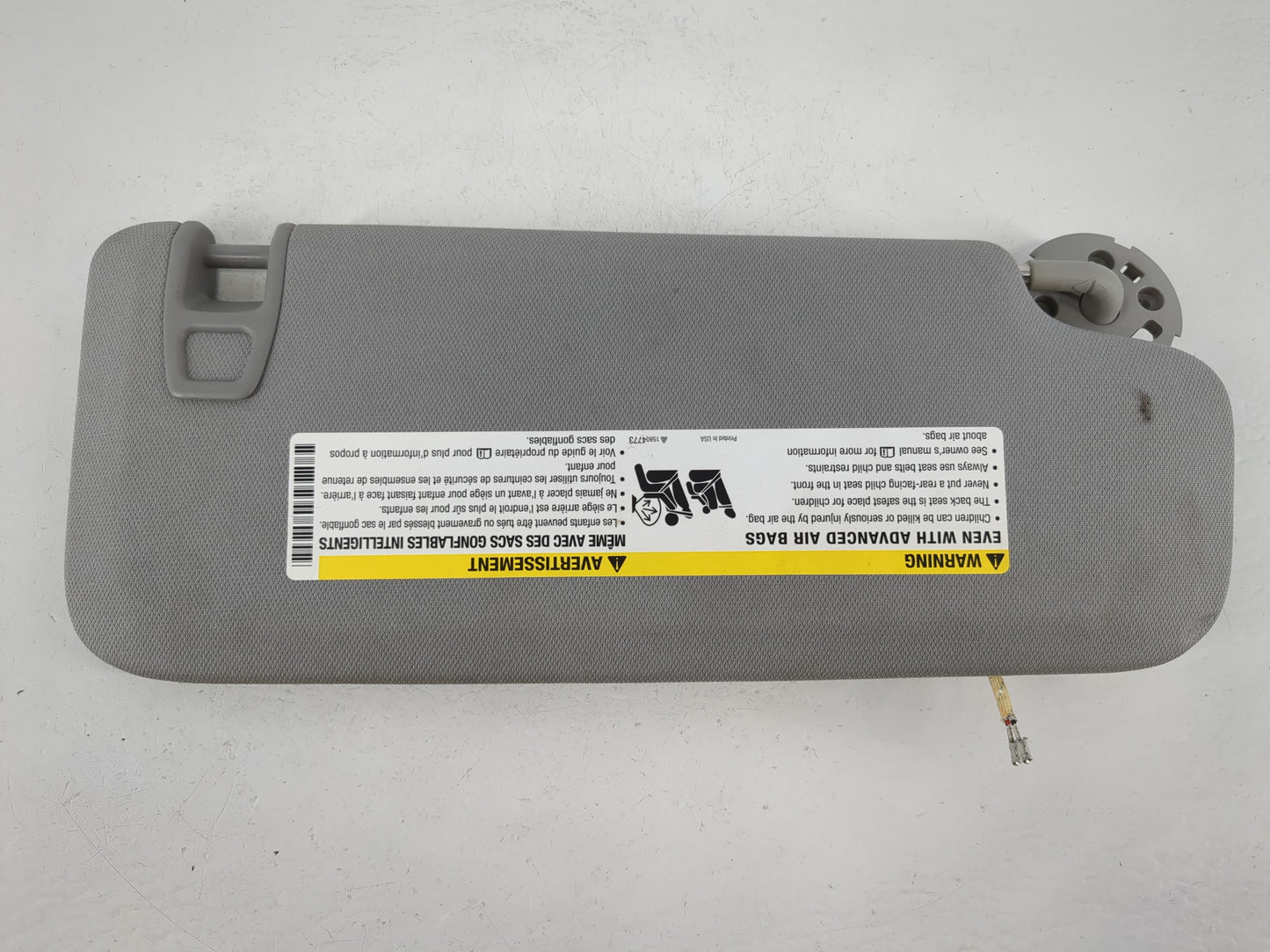 2016-2021 Chevrolet Malibu Sun Visor Shade Replacement Passenger Right Mirror Fits Fits 2016 2017 2018 2019 2020 2021 OEM Used Auto Parts