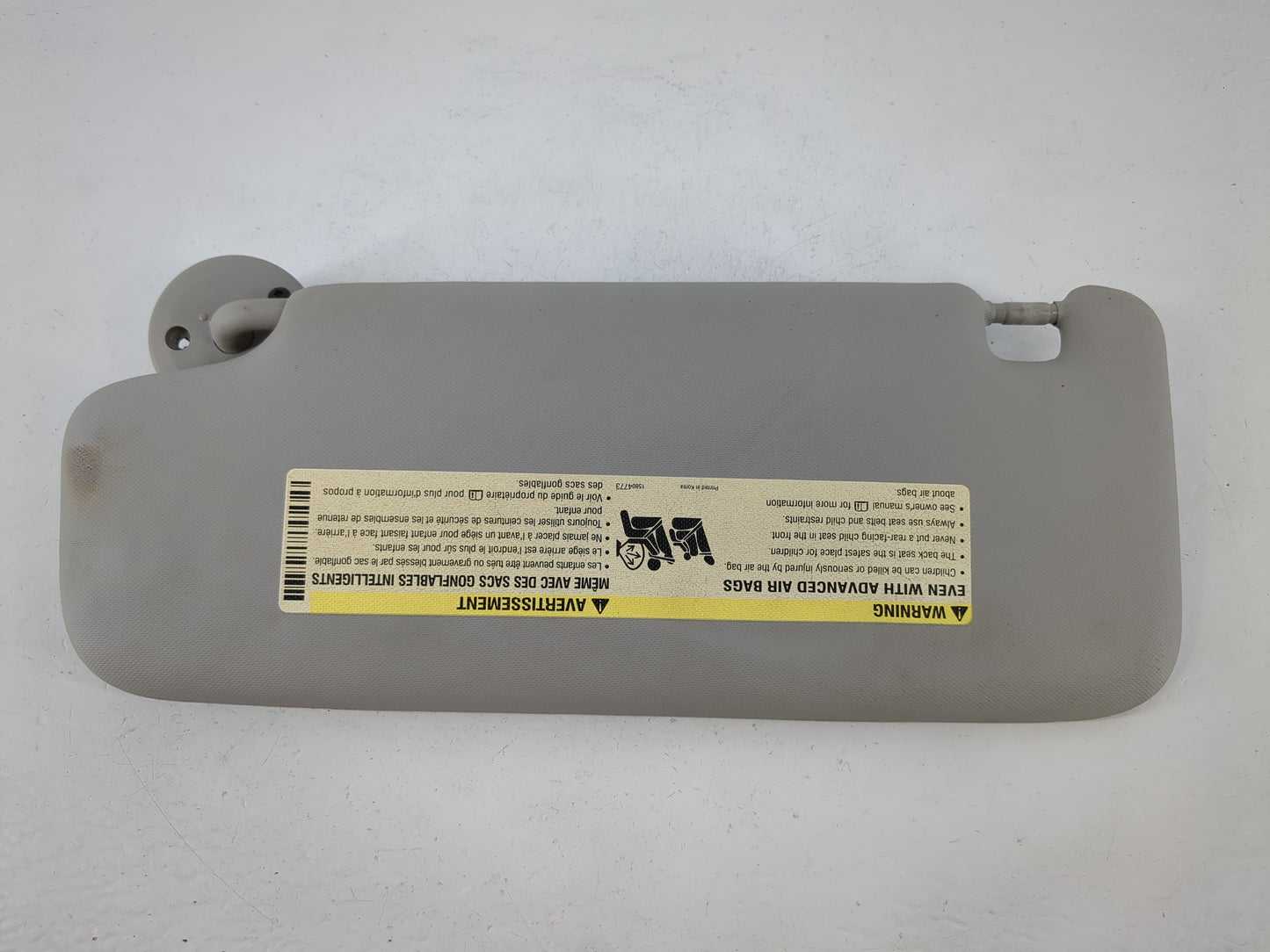 2012-2019 Chevrolet Sonic Sun Visor Shade Replacement Passenger Right Mirror Fits Fits 2012 2013 2014 2015 2016 2017 2018 2019 OEM Used Auto Parts