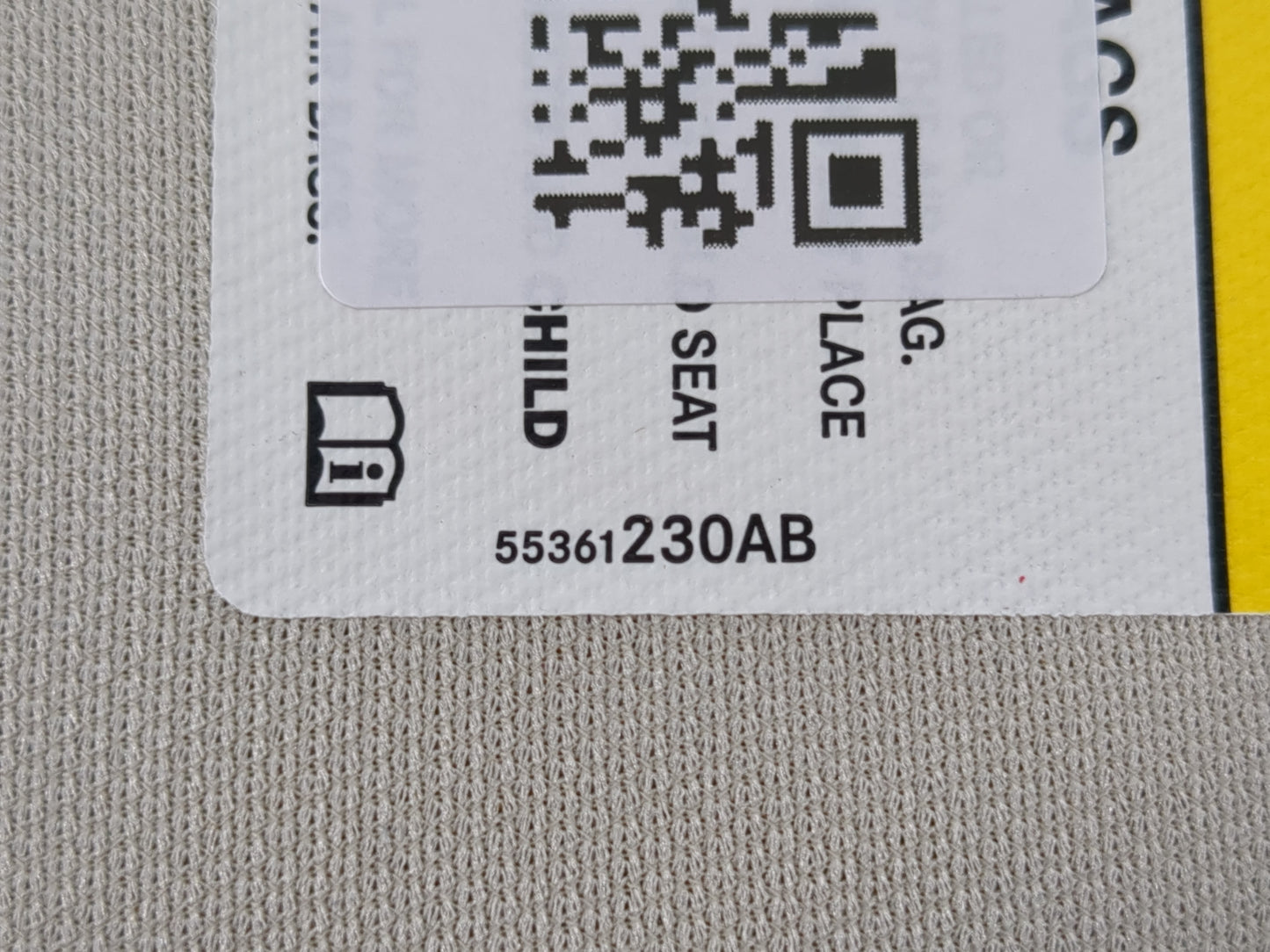 2008-2010 Chrysler Town & Country Sun Visor Shade Replacement Passenger Right Mirror Fits Fits 2008 2009 2010 OEM Used Auto Parts