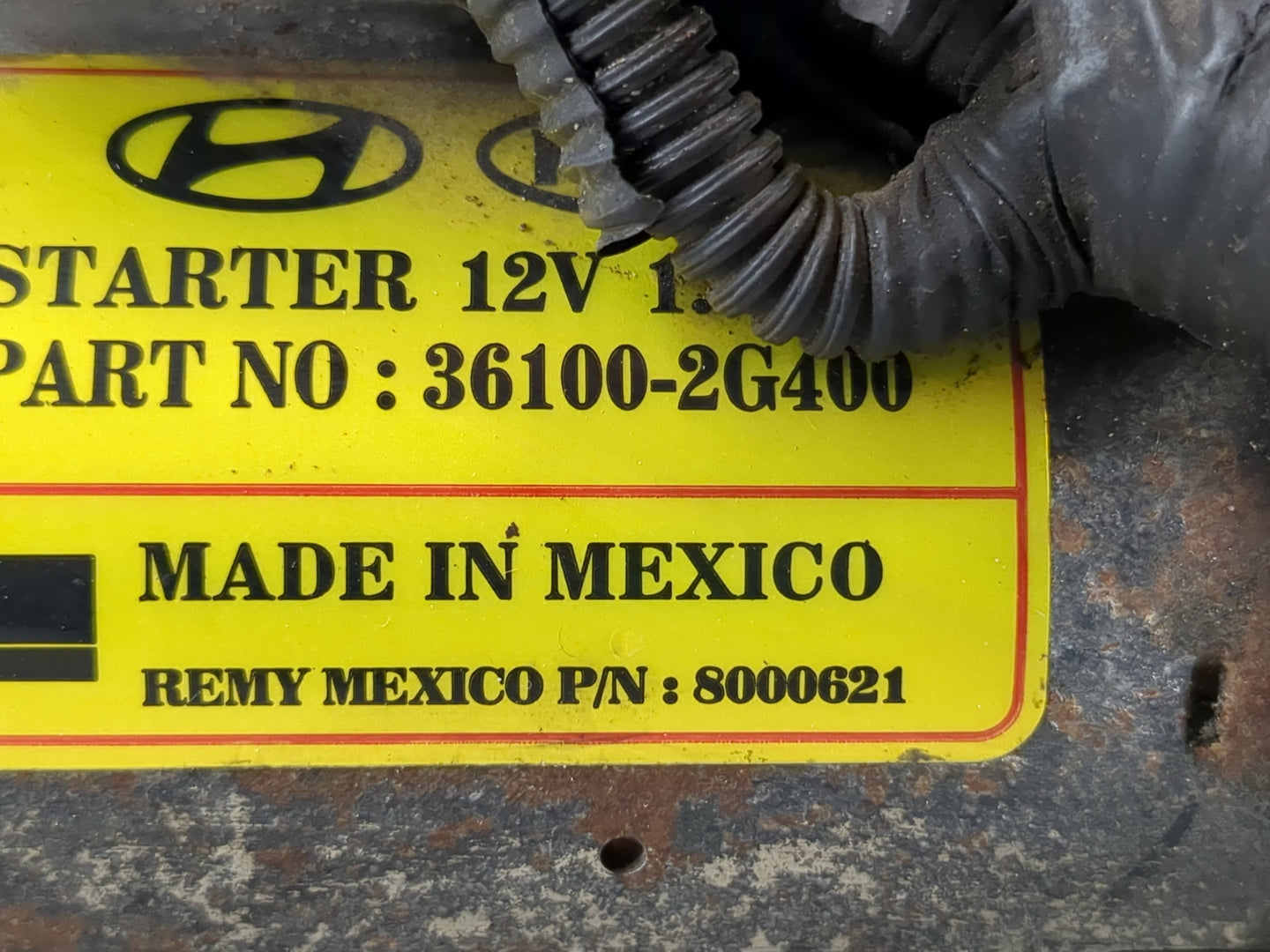 2008-2015 Kia Optima Car Starter Motor Solenoid OEM P/N:36100-2G400 Fits Fits 2008 2009 2010 2011 2012 2013 2014 2015 2016 OEM Used Auto Parts - Oemusedautoparts1.com