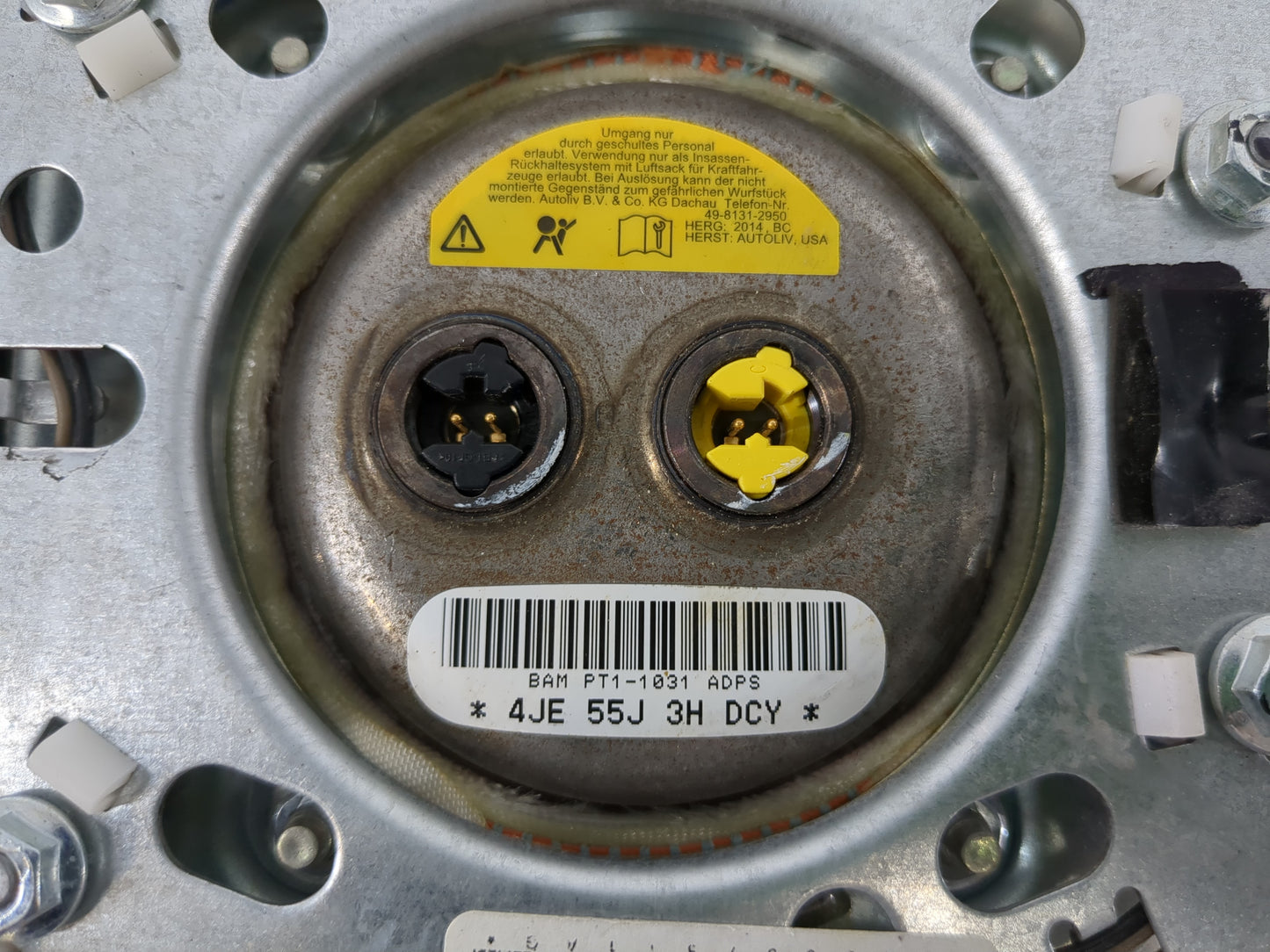 2020 Dodge Journey Air Bag Driver Left Steering Wheel Mounted P/N:P1SL29DX9AD Fits OEM Used Auto Parts - Oemusedautoparts1.com