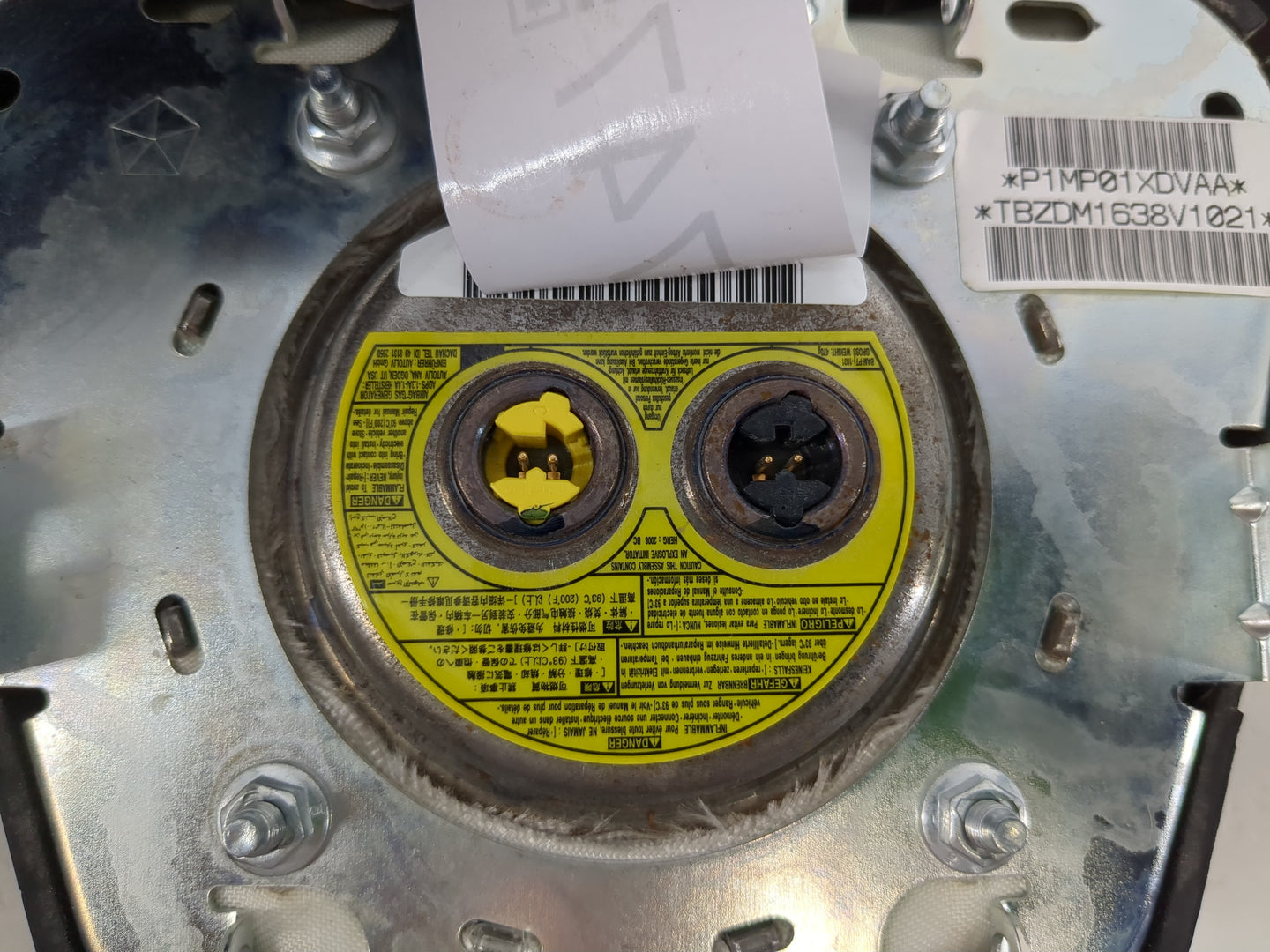 2009 Dodge Journey Air Bag Driver Left Steering Wheel Mounted Fits OEM Used Auto Parts - Oemusedautoparts1.com