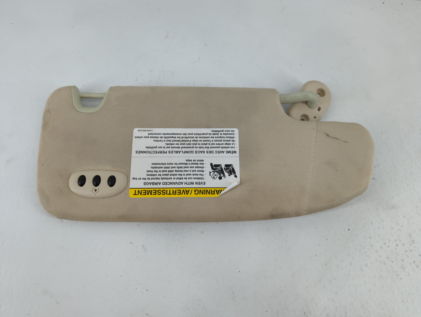 2006 Lincoln Zephyr Sun Visor Shade Replacement Driver Left Mirror Fits Fits 2007 2008 2009 OEM Used Auto Parts - Oemusedautoparts1.com