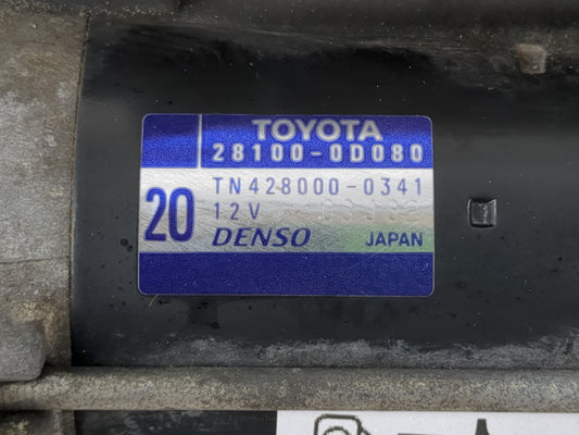 2003-2008 Toyota Corolla Car Starter Motor Solenoid OEM P/N:TN428000-0341 28100-0D080 Fits Fits 2003 2004 2005 2006 2007 2008 OEM Used Auto Parts