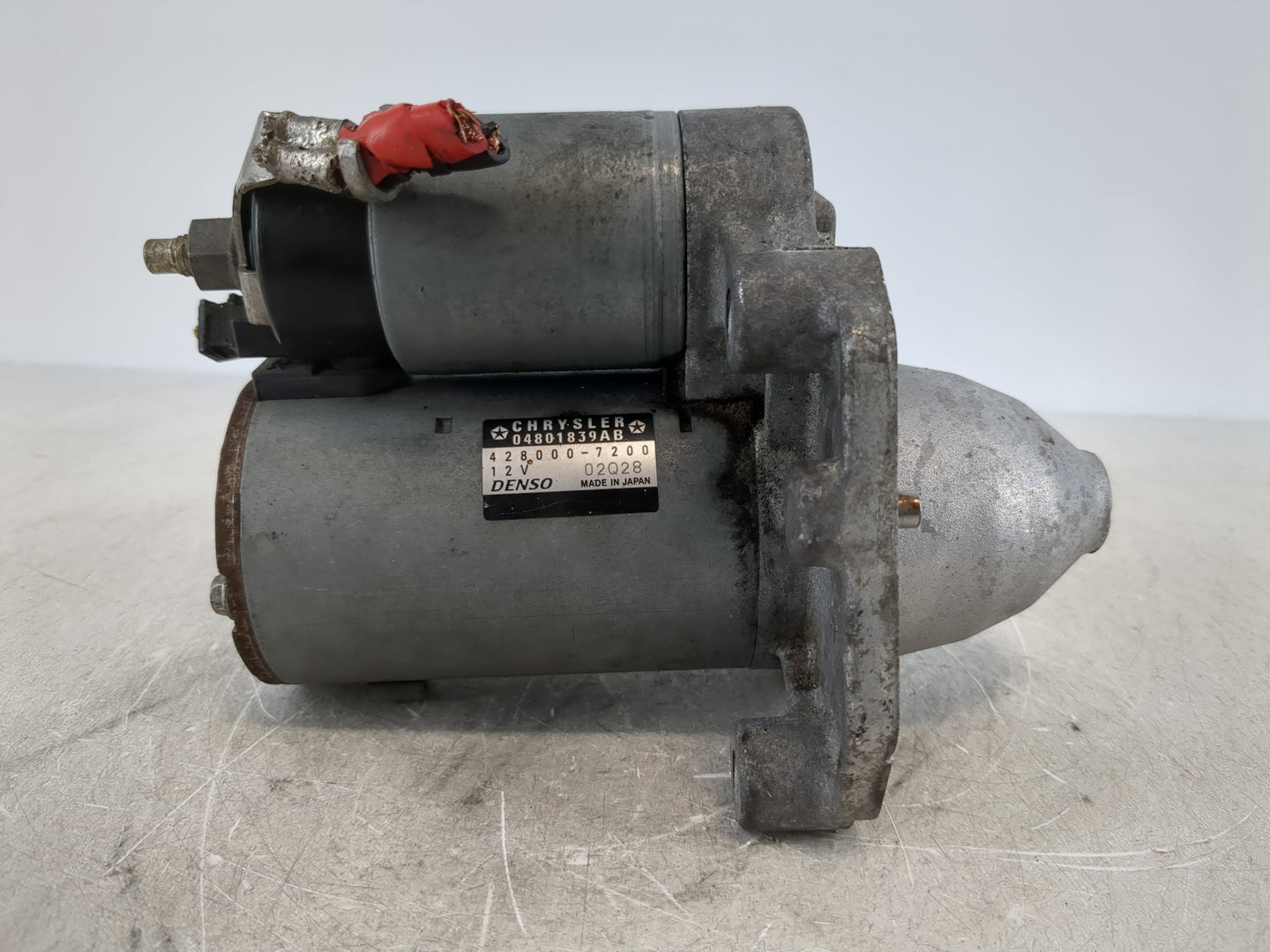 2013 Dodge Caravan Car Starter Motor Solenoid OEM P/N:04801839AB Fits Fits 2011 2012 2014 2015 2016 2017 2018 2019 2020 2021 OEM Used Auto Parts - Oemusedautoparts1.com