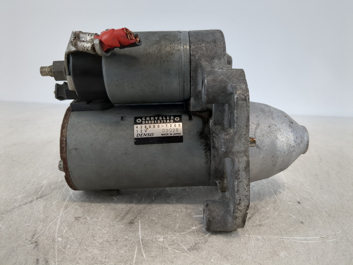 2013 Dodge Caravan Car Starter Motor Solenoid OEM P/N:04801839AB Fits Fits 2011 2012 2014 2015 2016 2017 2018 2019 2020 2021 OEM Used Auto Parts - Oemusedautoparts1.com