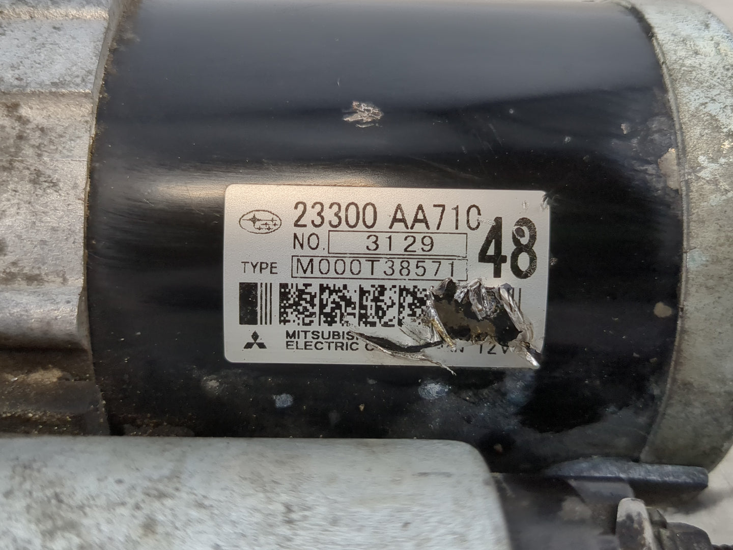 2014-2018 Subaru Forester Car Starter Motor Solenoid OEM P/N:23300 AA71C M000T38571 Fits OEM Used Auto Parts - Oemusedautoparts1.com