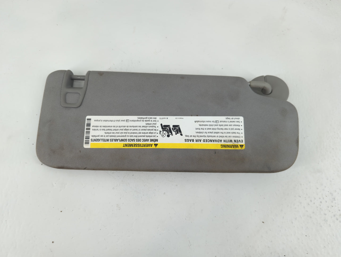 2016-2021 Chevrolet Malibu Sun Visor Shade Replacement Passenger Right Mirror Fits Fits 2016 2017 2018 2019 2020 2021 OEM Used Auto Parts