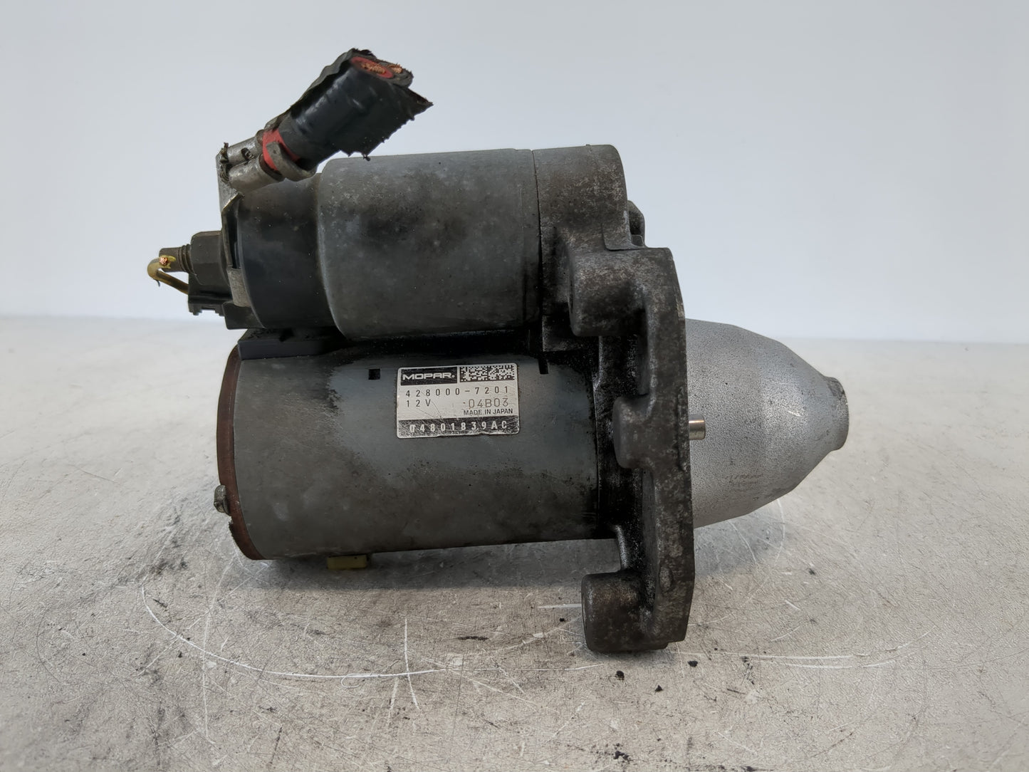 2018 Dodge Caravan Car Starter Motor Solenoid OEM P/N:0481839AC 428000-7201 Fits OEM Used Auto Parts - Oemusedautoparts1.com