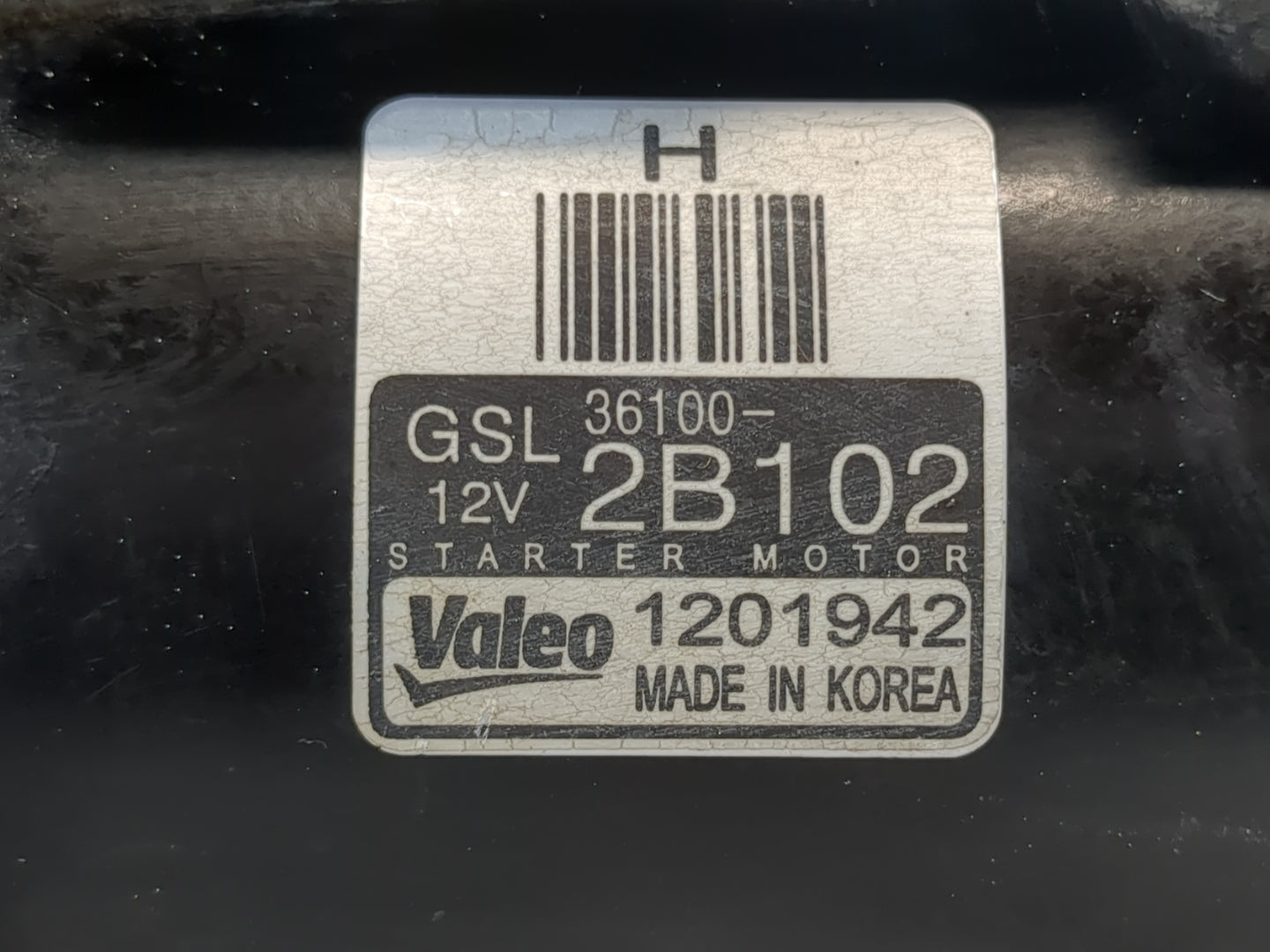 2015-2017 Kia Rio Car Starter Motor Solenoid OEM P/N:36100-2B102 Fits Fits 2014 2015 2016 2017 2018 2019 OEM Used Auto Parts - Oemusedautoparts1.com