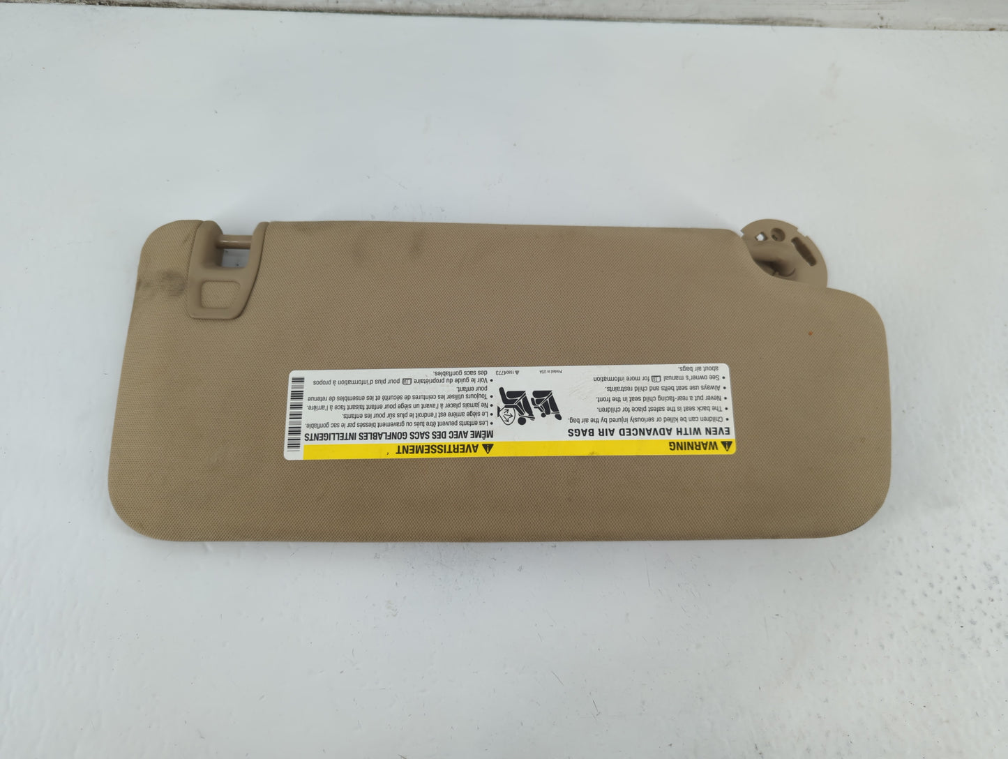 2008-2017 Buick Enclave Sun Visor Shade Replacement Driver Left Mirror Fits OEM Used Auto Parts - Oemusedautoparts1.com