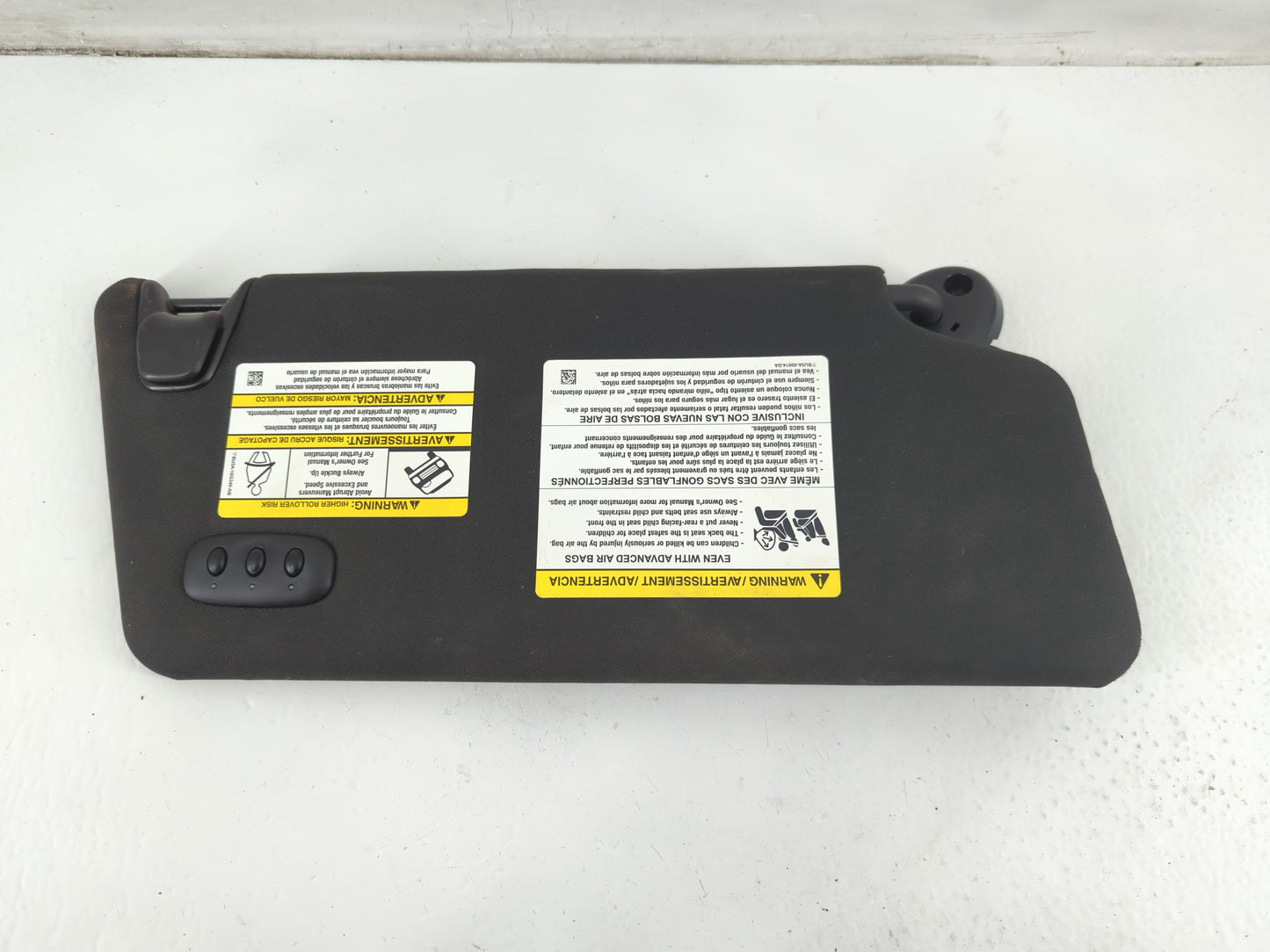 2011-2015 Ford Explorer Sun Visor Shade Replacement Driver Left Mirror Fits Fits 2011 2012 2013 2014 2015 OEM Used Auto Parts - Oemusedautoparts1.com