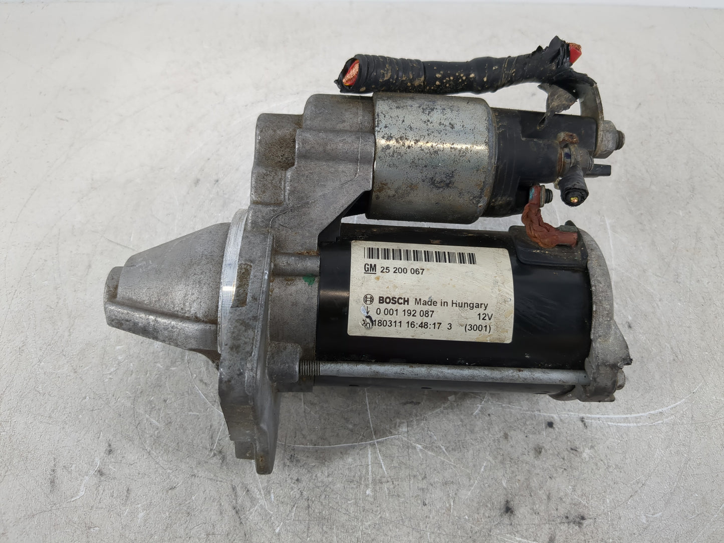 2014-2021 Buick Encore Car Starter Motor Solenoid OEM P/N:25 200 067 Fits Fits 2014 2015 2016 2017 2018 2019 2020 2021 OEM Used Auto Parts