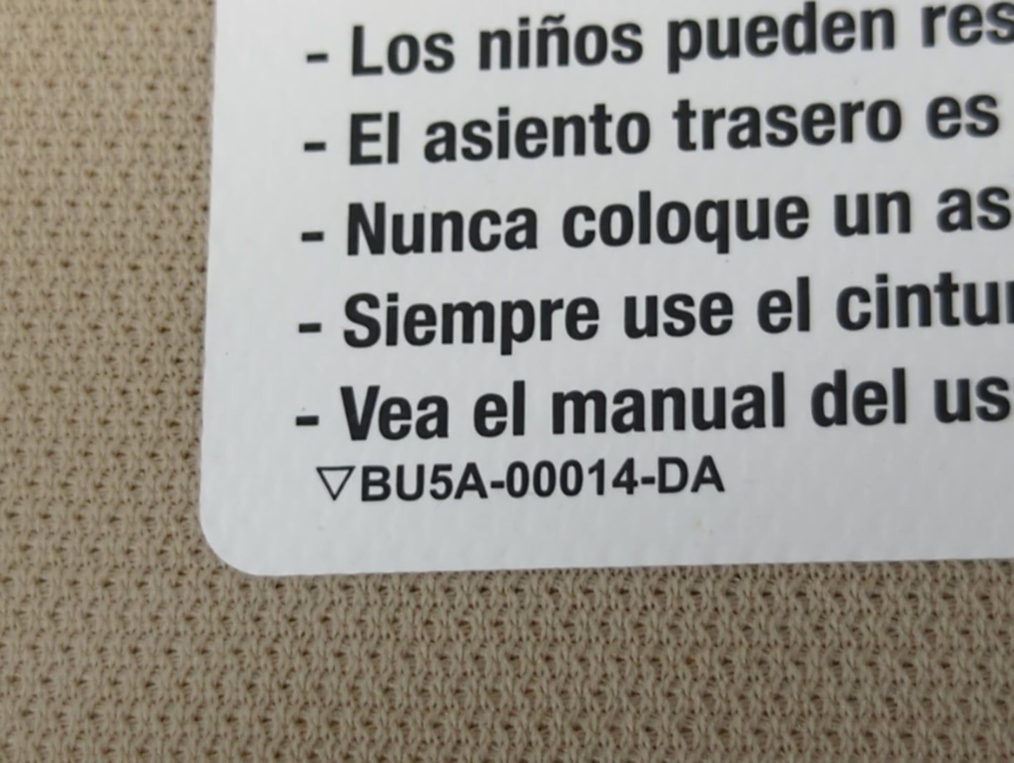 2013-2019 Ford Flex Sun Visor Shade Replacement Driver Left Mirror Fits Fits 2013 2014 2015 2016 2017 2018 2019 OEM Used Auto Parts