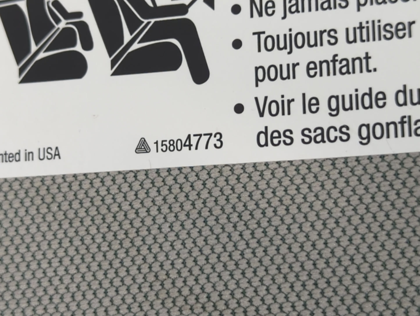 2010-2017 Chevrolet Equinox Sun Visor Shade Replacement Passenger Right Mirror Fits Fits 2010 2011 2012 2013 2014 2015 2016 2017 OEM Used Auto Parts