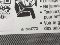 2017-2021 Chevrolet Trax Sun Visor Shade Replacement Passenger Right Mirror Fits Fits 2017 2018 2019 2020 2021 OEM Used Auto Parts