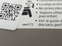 2011-2016 Chevrolet Cruze Sun Visor Shade Replacement Passenger Right Mirror Fits Fits 2011 2012 2013 2014 2015 2016 OEM Used Auto Parts