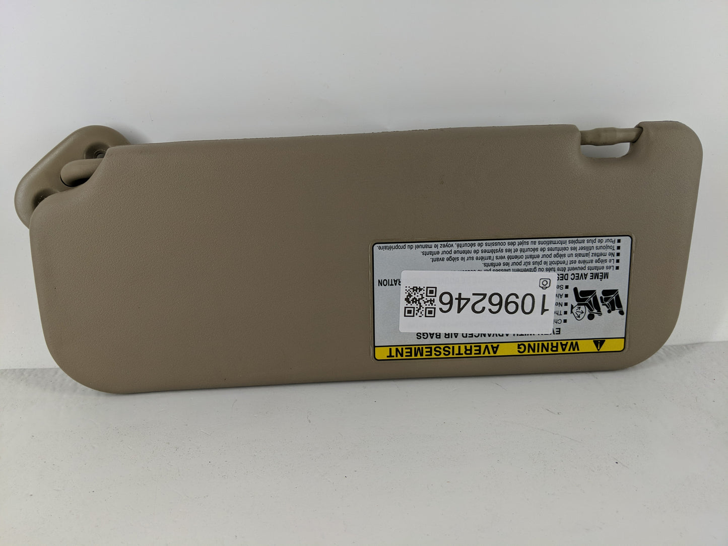2005-2008 Toyota Corolla Sun Visor Shade Replacement Passenger Right Mirror Fits Fits 2005 2006 2007 2008 OEM Used Auto Parts