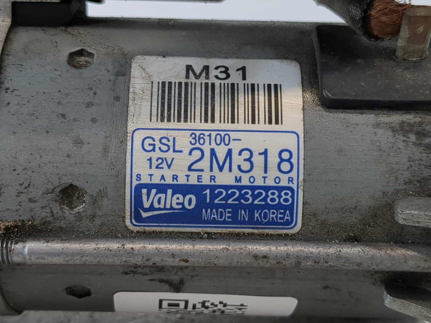 2020 Kia Rio Car Starter Motor Solenoid OEM P/N:36100-2M318 Fits Fits 2021 2022 2023 OEM Used Auto Parts