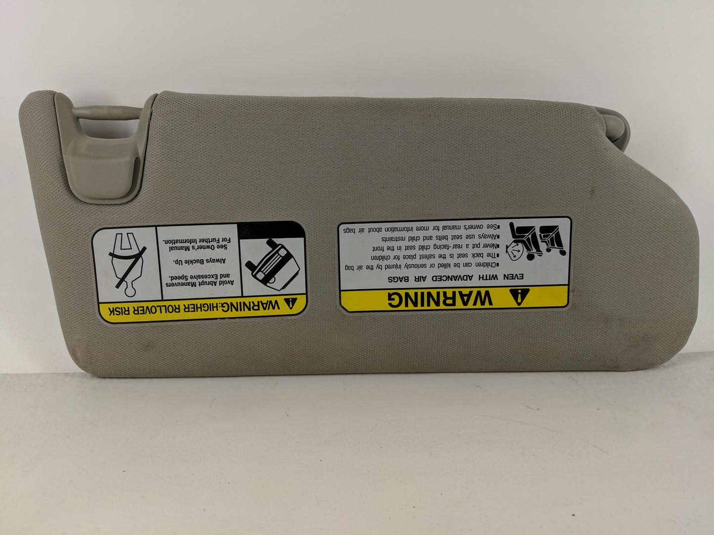 2013-2015 Mitsubishi Outlander Sport Sun Visor Shade Replacement Driver Left Mirror Fits Fits 2013 2014 2015 OEM Used Auto Parts - Oemusedautoparts1.com