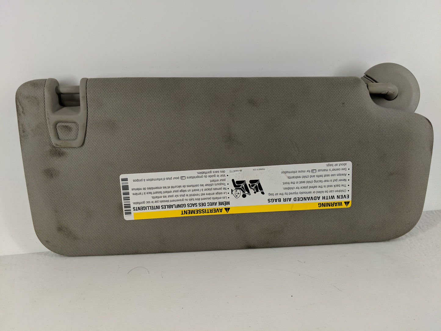 2010-2017 Chevrolet Equinox Sun Visor Shade Replacement Driver Left Mirror Fits Fits 2010 2011 2012 2013 2014 2015 2016 2017 OEM Used Auto Parts