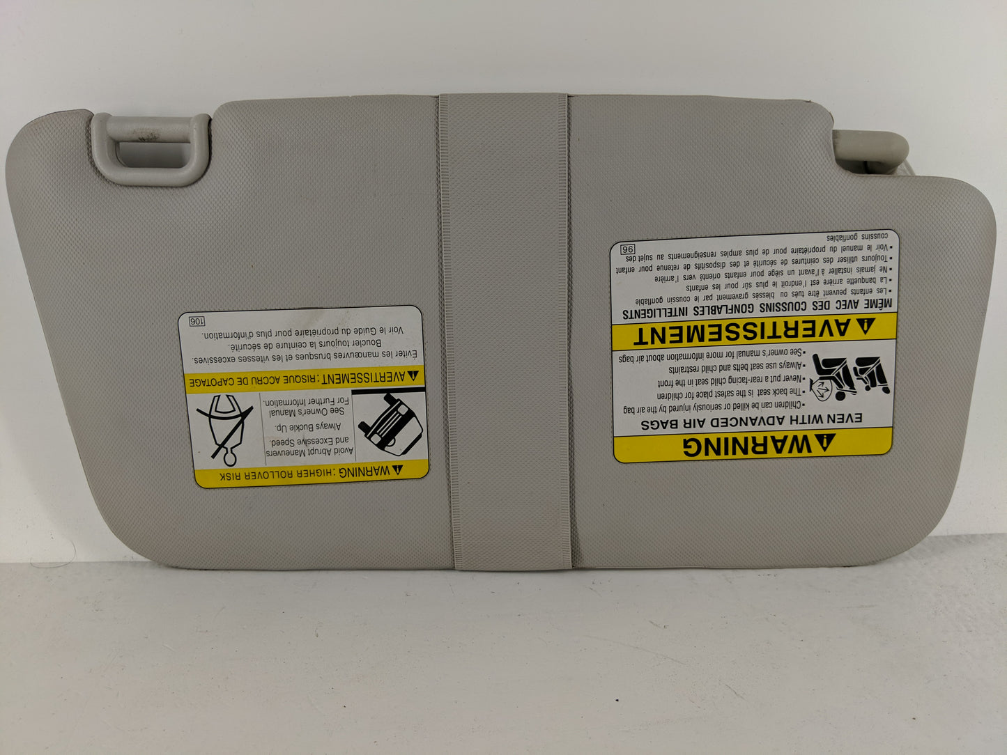 2010 Subaru Forester Sun Visor Shade Replacement Driver Left Mirror Fits OEM Used Auto Parts