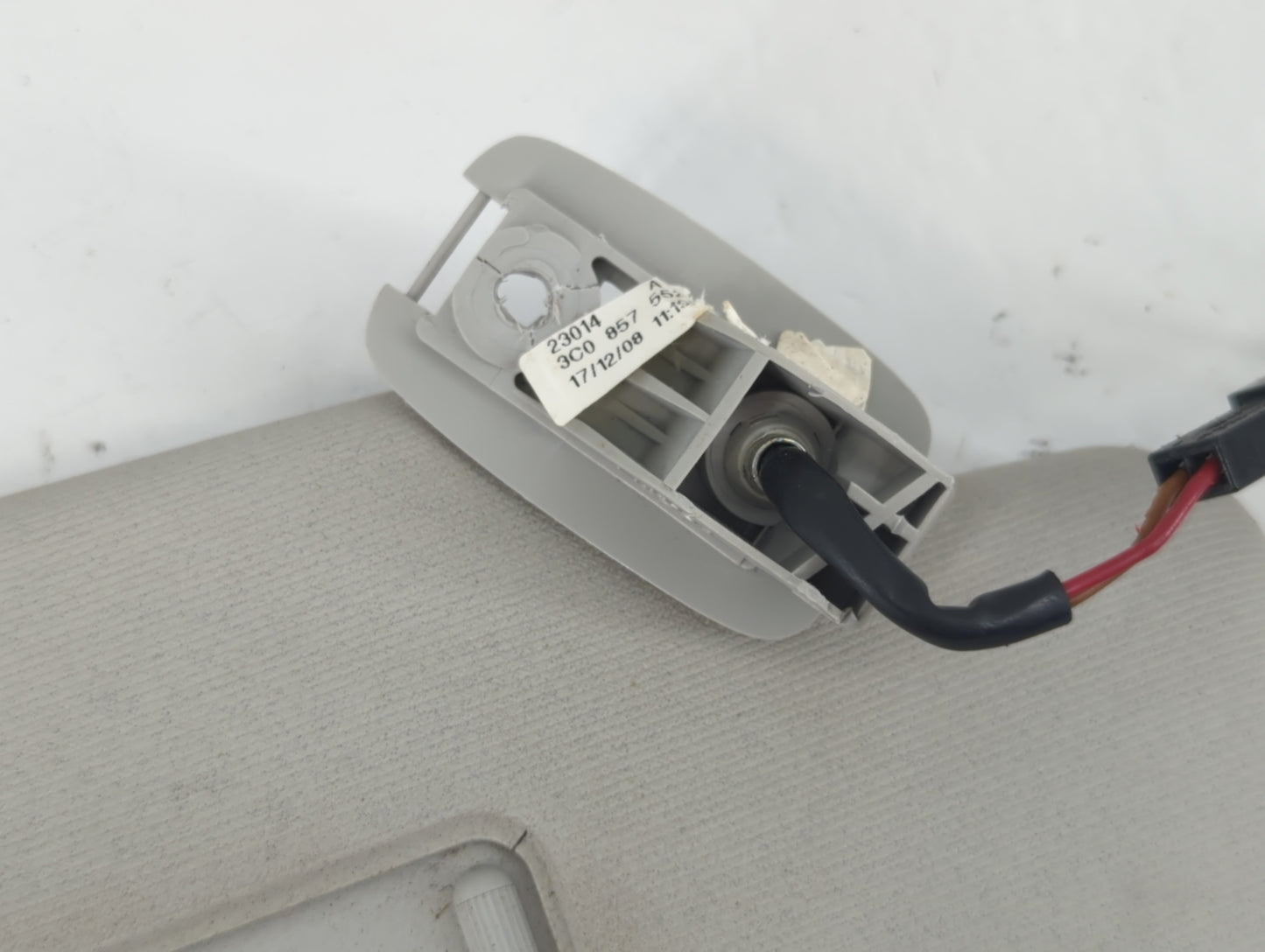 2009-2017 Volkswagen Cc Sun Visor Shade Replacement Passenger Right Mirror Fits Fits 2009 2010 2011 2012 2013 2014 2015 2016 2017 OEM Used Auto Parts