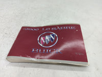 2000 Buick Lesabre Owners Manual Book Guide P/N:25712660 B OEM Used Auto Parts