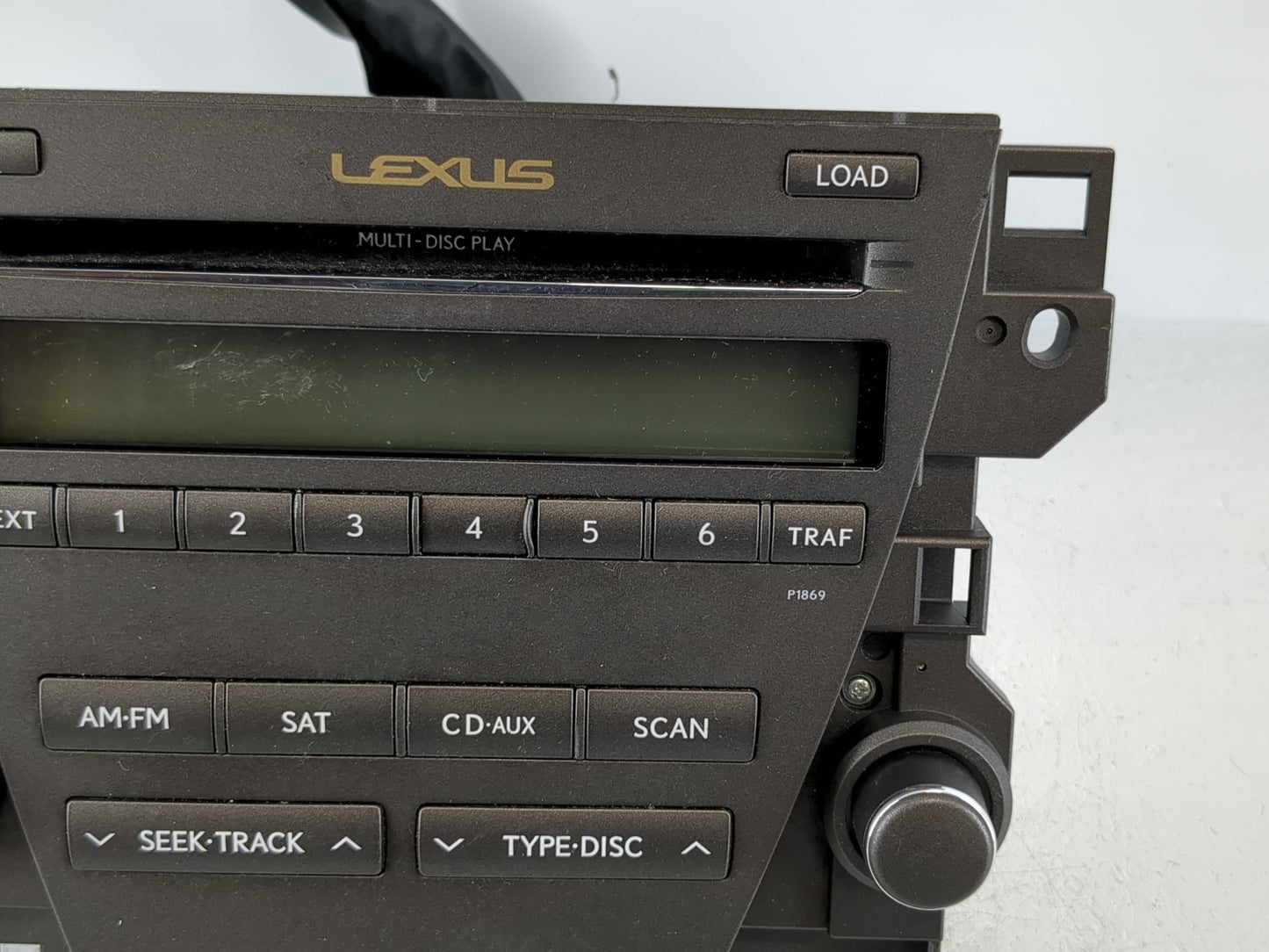 2010-2012 Lexus Es350 Radio AM FM Cd Player Receiver Replacement P/N:86120-33E40 Fits Fits 2010 2011 2012 OEM Used Auto Parts - Oemusedautoparts1.com