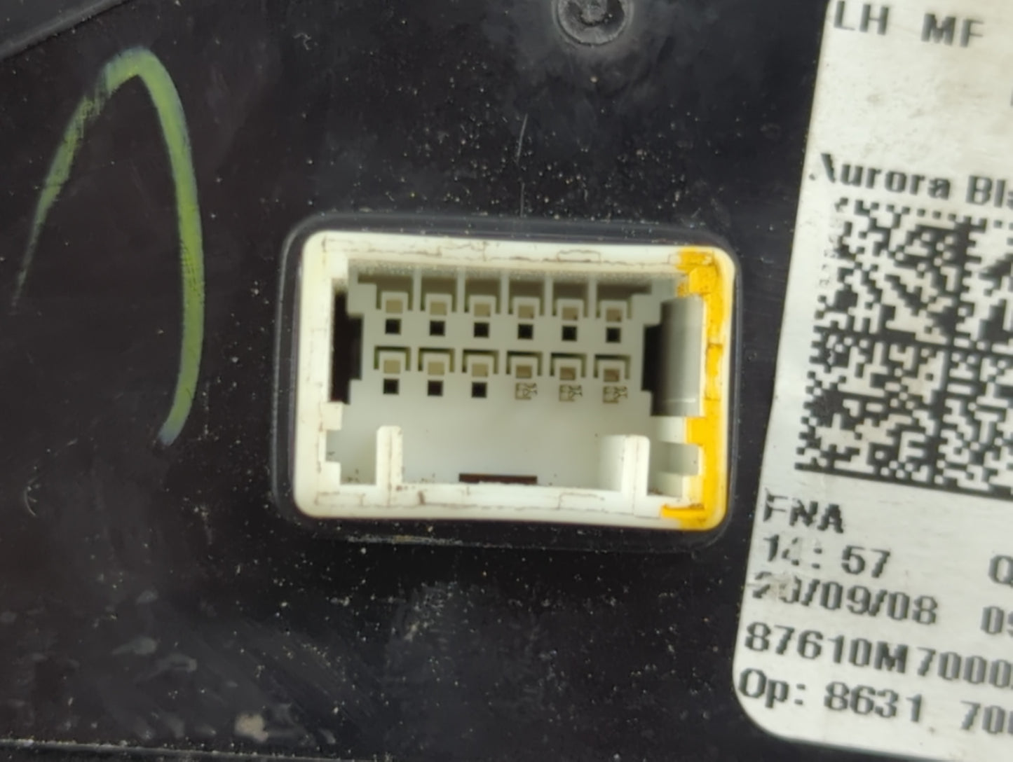 2019-2022 Kia Forte Side Mirror Replacement Driver Left View Door Mirror P/N:87610M7000 Fits Fits 2019 2020 2021 2022 OEM Used Auto Parts