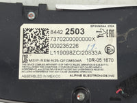 2019-2021 Chevrolet Equinox Climate Control Module Temperature AC/Heater Replacement P/N:84422503 Fits Fits 2019 2020 2021 OEM Used Auto Parts