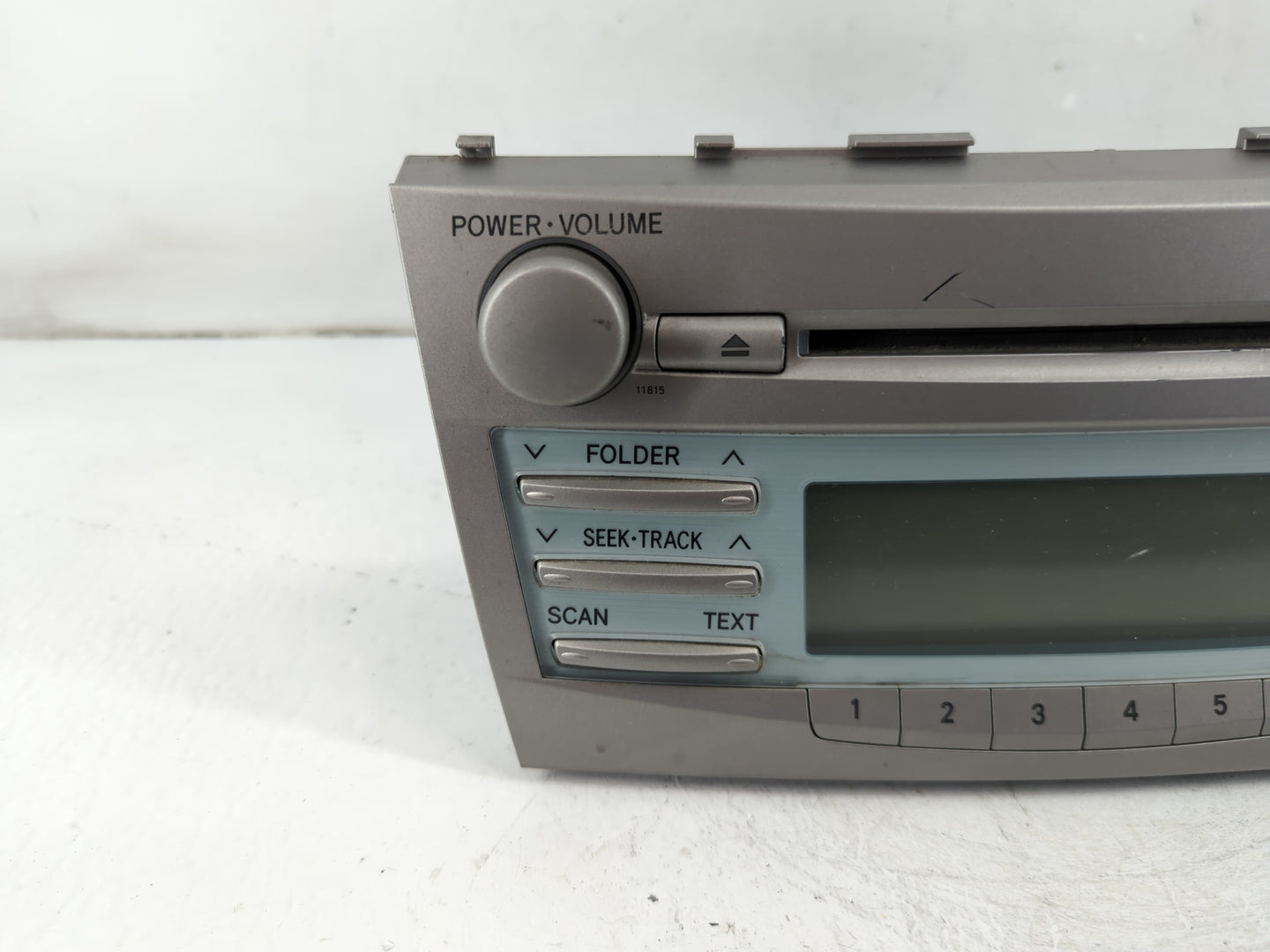 2007-2009 Toyota Camry Radio AM FM Cd Player Receiver Replacement P/N:86120-06180 Fits Fits 2007 2008 2009 OEM Used Auto Parts - Oemusedautoparts1.com