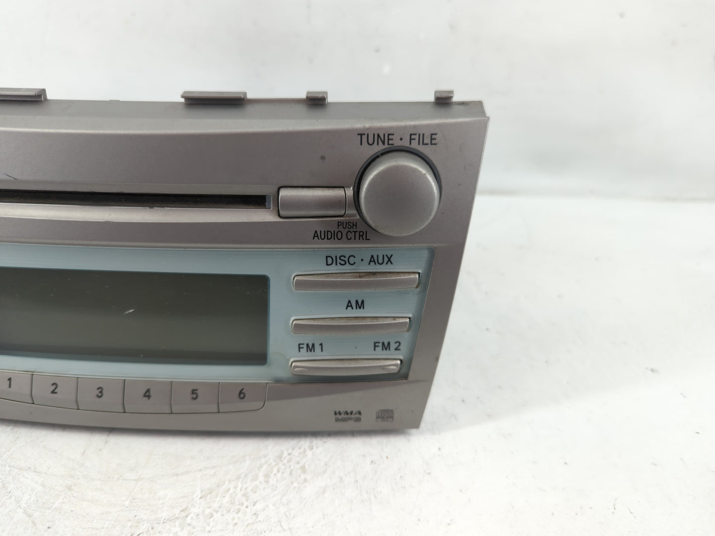 2007-2009 Toyota Camry Radio AM FM Cd Player Receiver Replacement P/N:86120-06180 Fits Fits 2007 2008 2009 OEM Used Auto Parts - Oemusedautoparts1.com