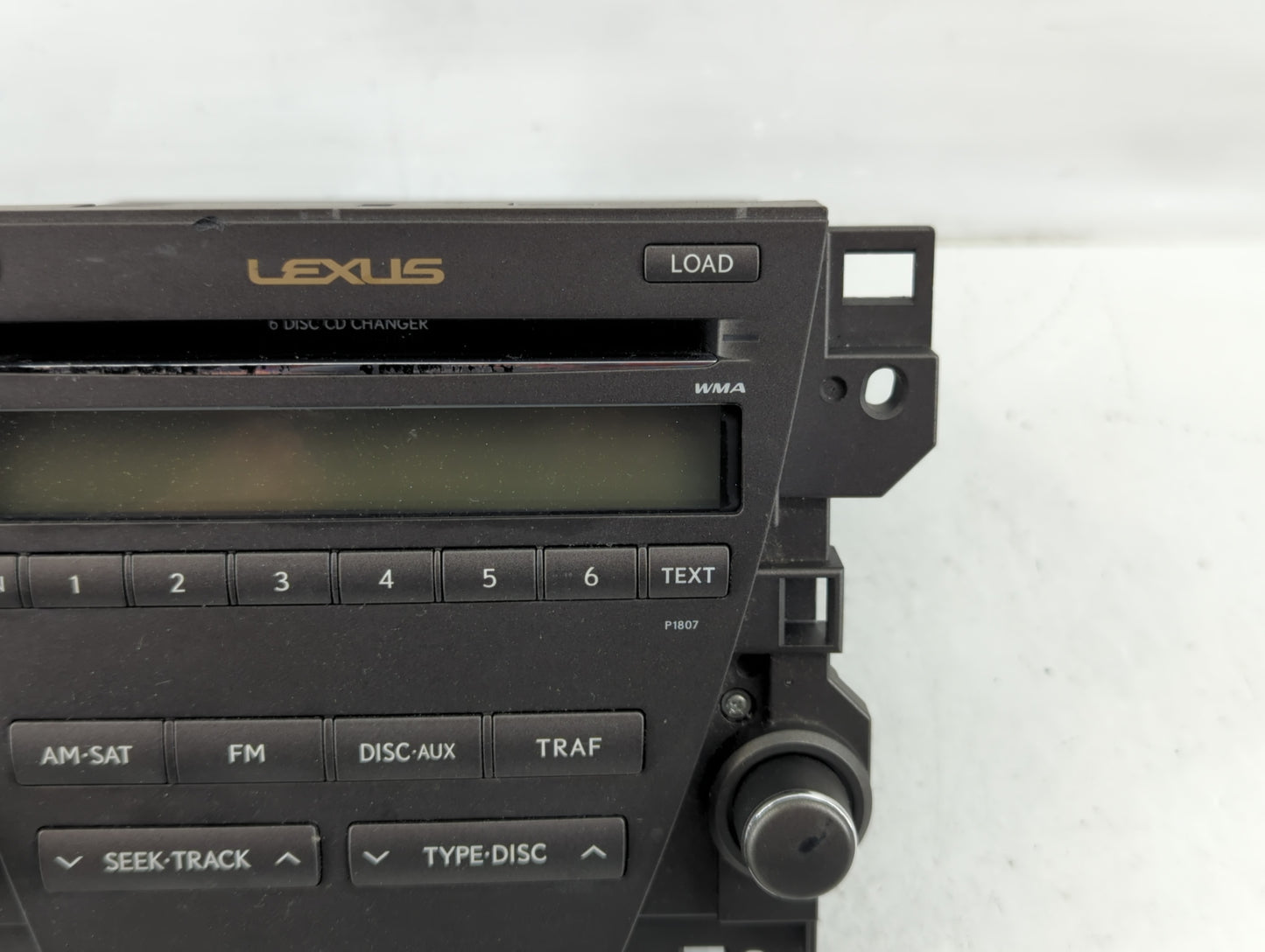 2007-2009 Lexus Es350 Radio AM FM Cd Player Receiver Replacement P/N:86120-33720 Fits Fits 2007 2008 2009 OEM Used Auto Parts