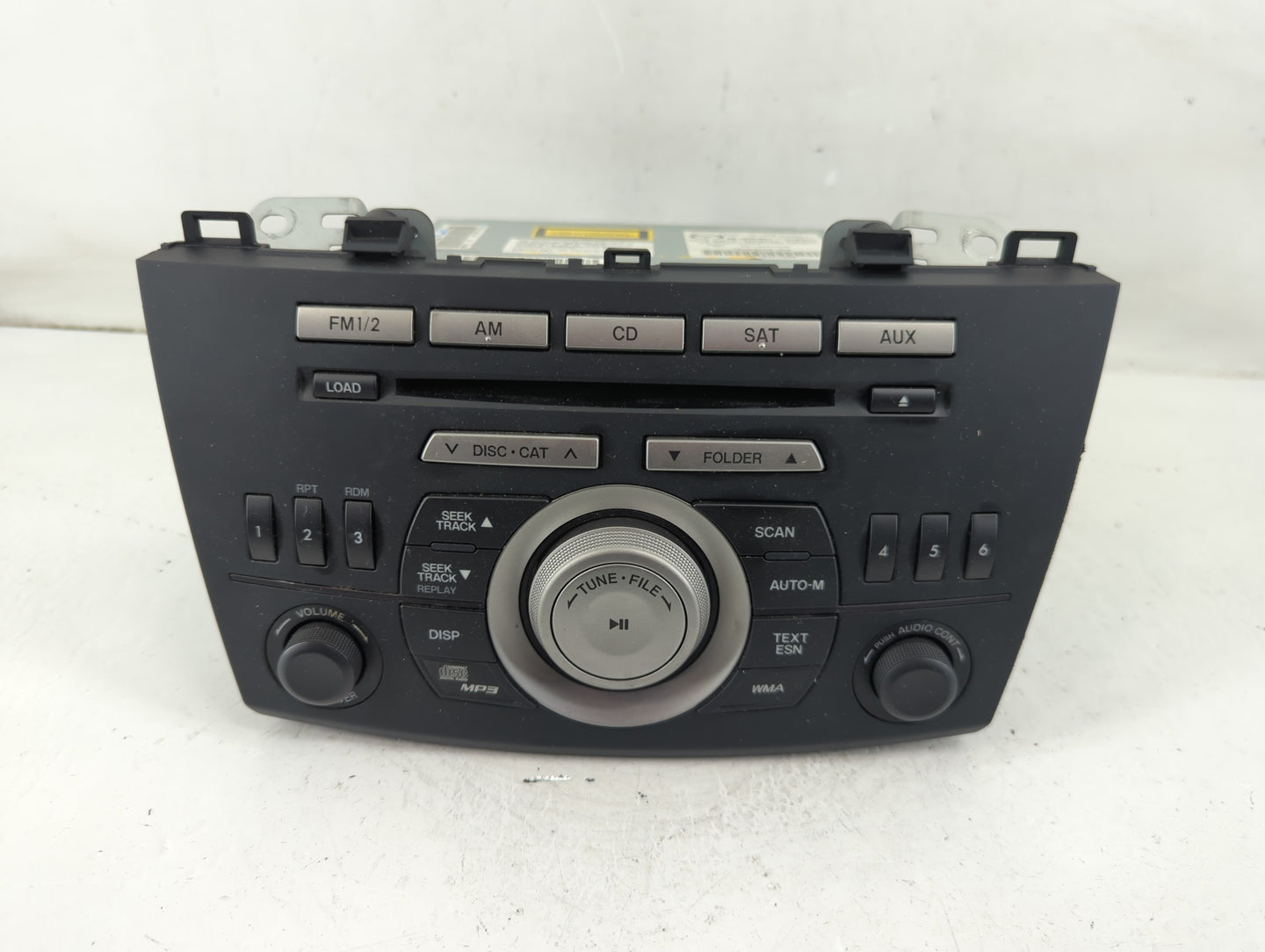 2010 Mazda 3 Radio AM FM Cd Player Receiver Replacement P/N:BBM2 66 AR0A Fits OEM Used Auto Parts - Oemusedautoparts1.com