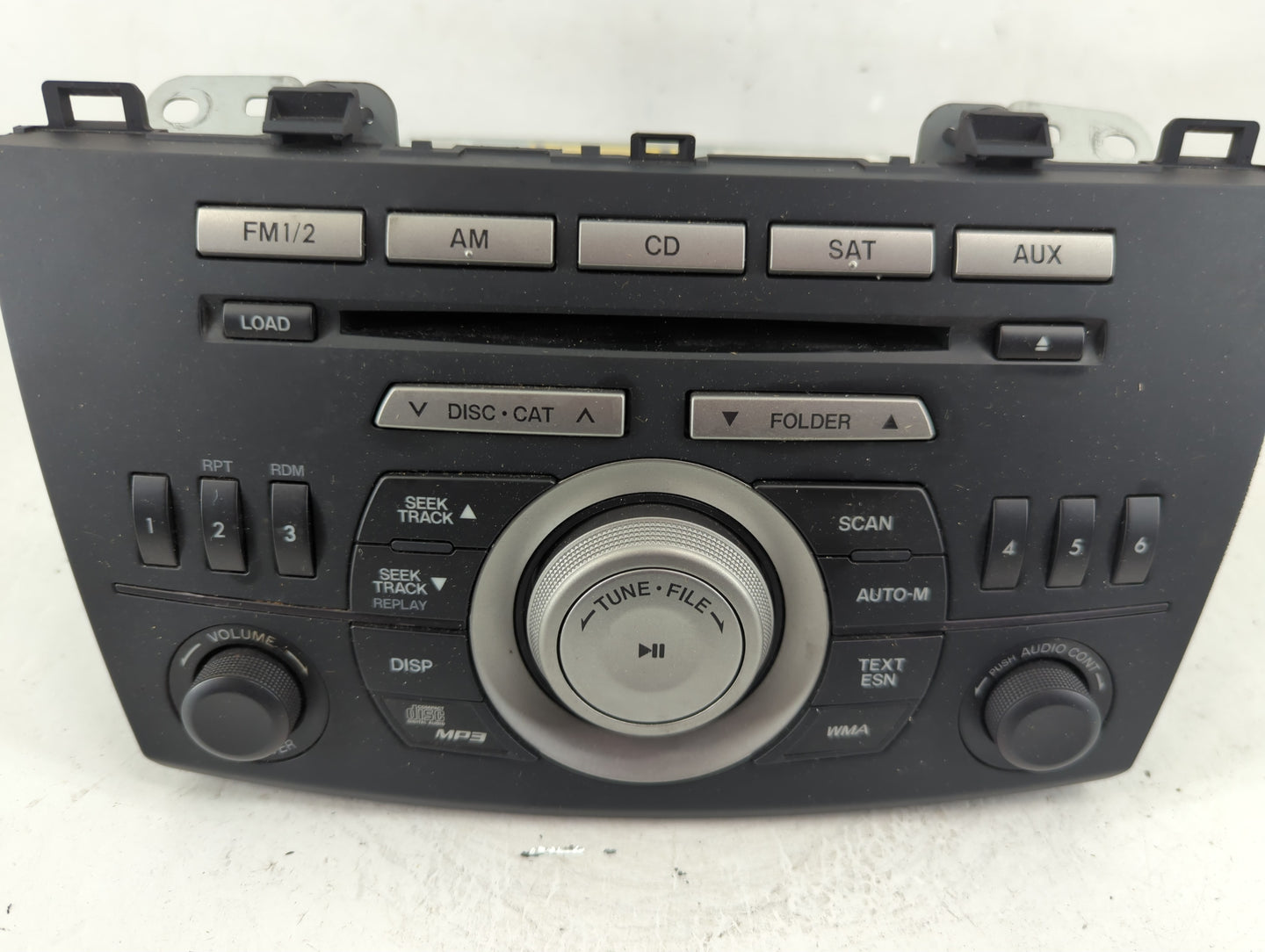 2010 Mazda 3 Radio AM FM Cd Player Receiver Replacement P/N:BBM2 66 AR0A Fits OEM Used Auto Parts - Oemusedautoparts1.com