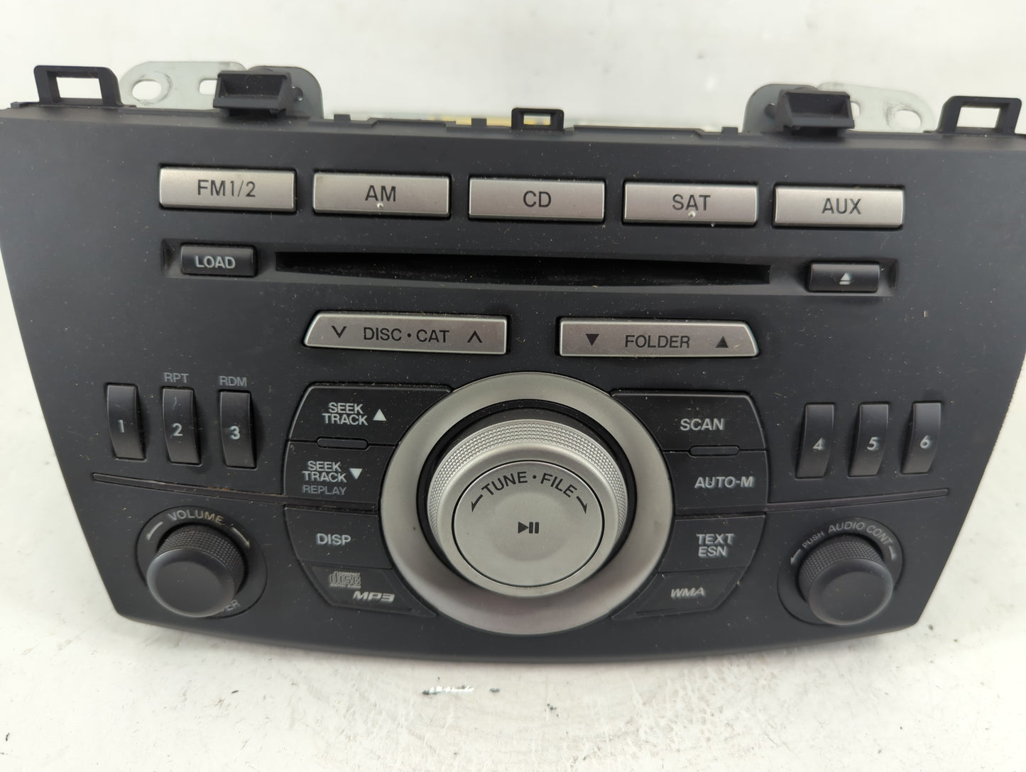 2010 Mazda 3 Radio AM FM Cd Player Receiver Replacement P/N:BBM2 66 AR0A Fits OEM Used Auto Parts - Oemusedautoparts1.com