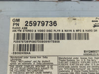 2008-2011 Cadillac Cts Radio AM FM Cd Player Receiver Replacement P/N:25979736 Fits Fits 2008 2009 2010 2011 OEM Used Auto Parts