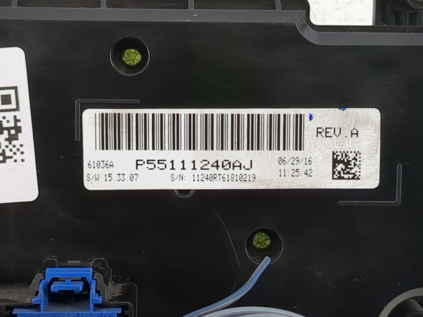 2016 Dodge Caravan Climate Control Module Temperature AC/Heater Replacement P/N:P55111240AJ Fits OEM Used Auto Parts