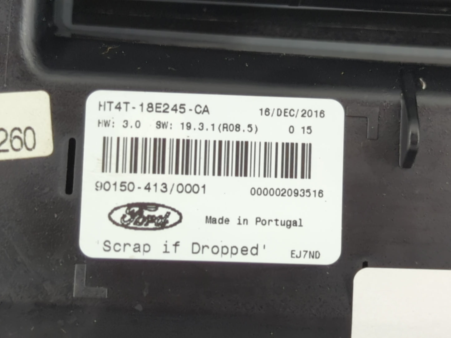 2015-2018 Ford Edge Radio AM FM Cd Player Receiver Replacement P/N:HT4T-18E245-CA Fits Fits 2015 2016 2017 2018 OEM Used Auto Parts - Oemusedautoparts1.com